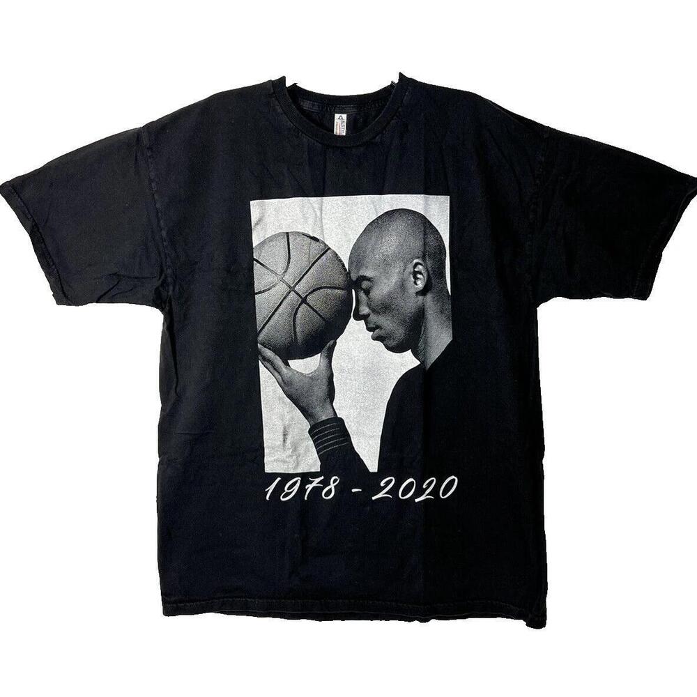Alstyle Brand Kobe Bryant 1978-2020 -Black T Shirt Mens Sz Xl